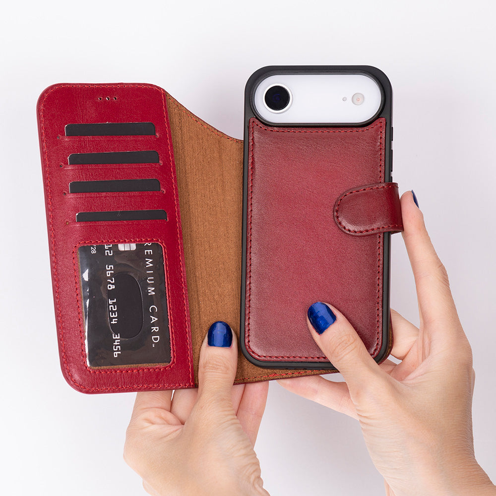 Magic I Phone 17 Air Leather Detachable Wallet Case