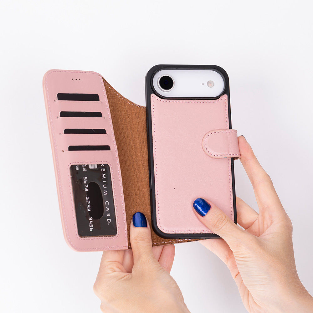 Magic I Phone 17 Air Leather Detachable Wallet Case