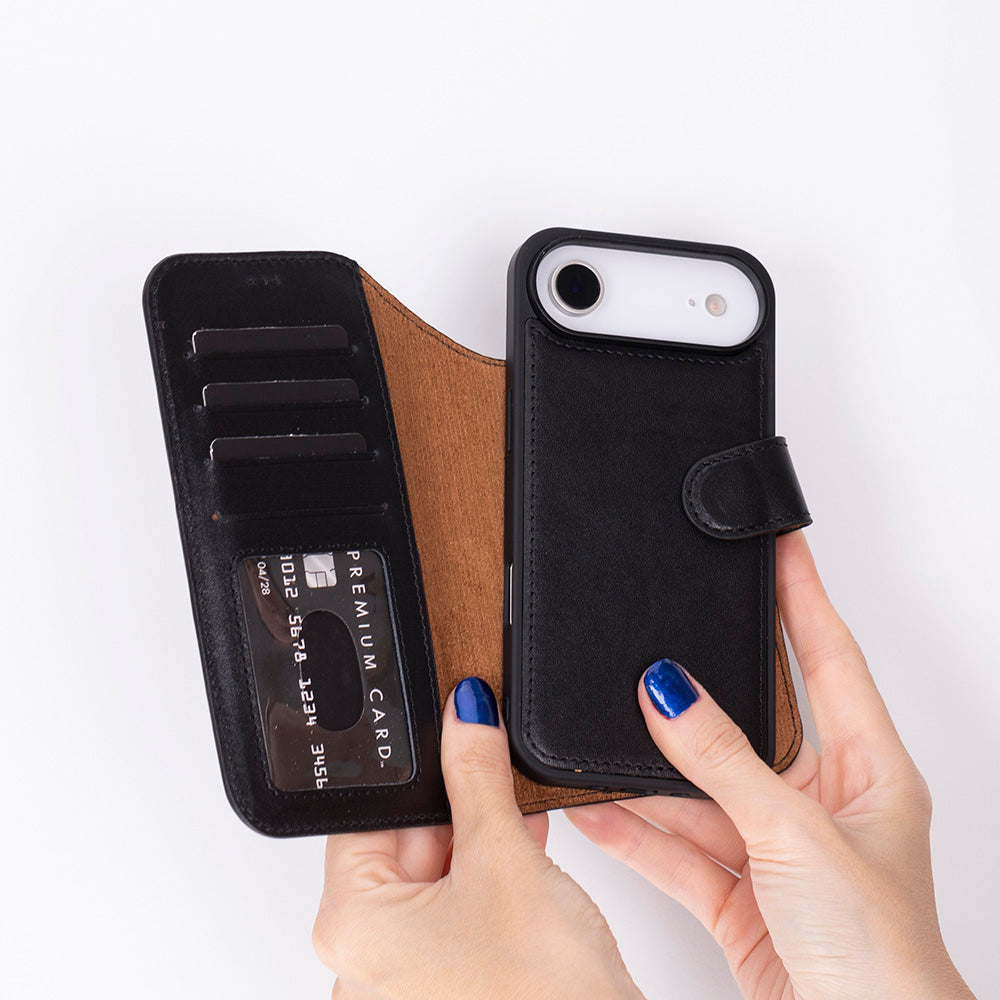 Magic I Phone 17 Air Leather Detachable Wallet Case