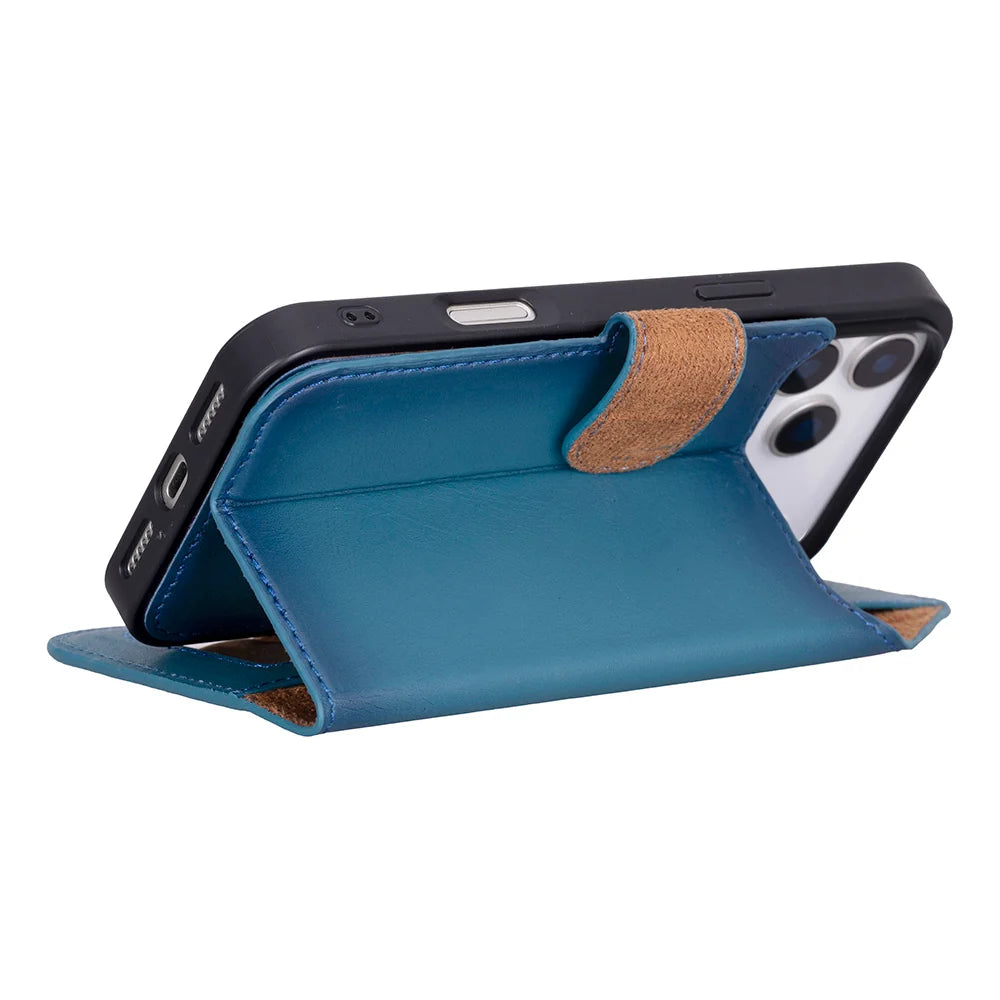Sengul Genuine Leather Wallet Case for iPhone 18 Pro Max
