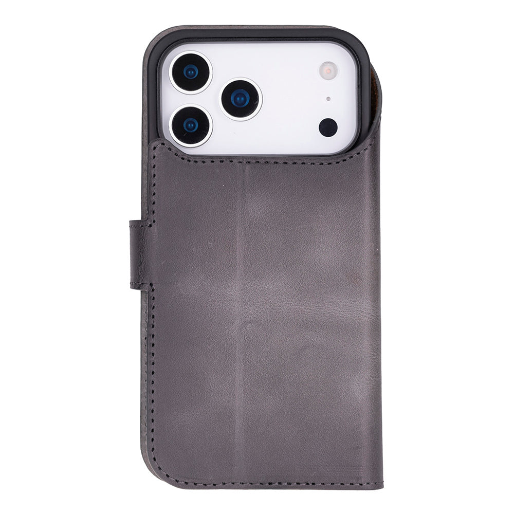 Magic iPhone 18 Pro Max / 17 Pro Max Detachable Leather Wallet Case