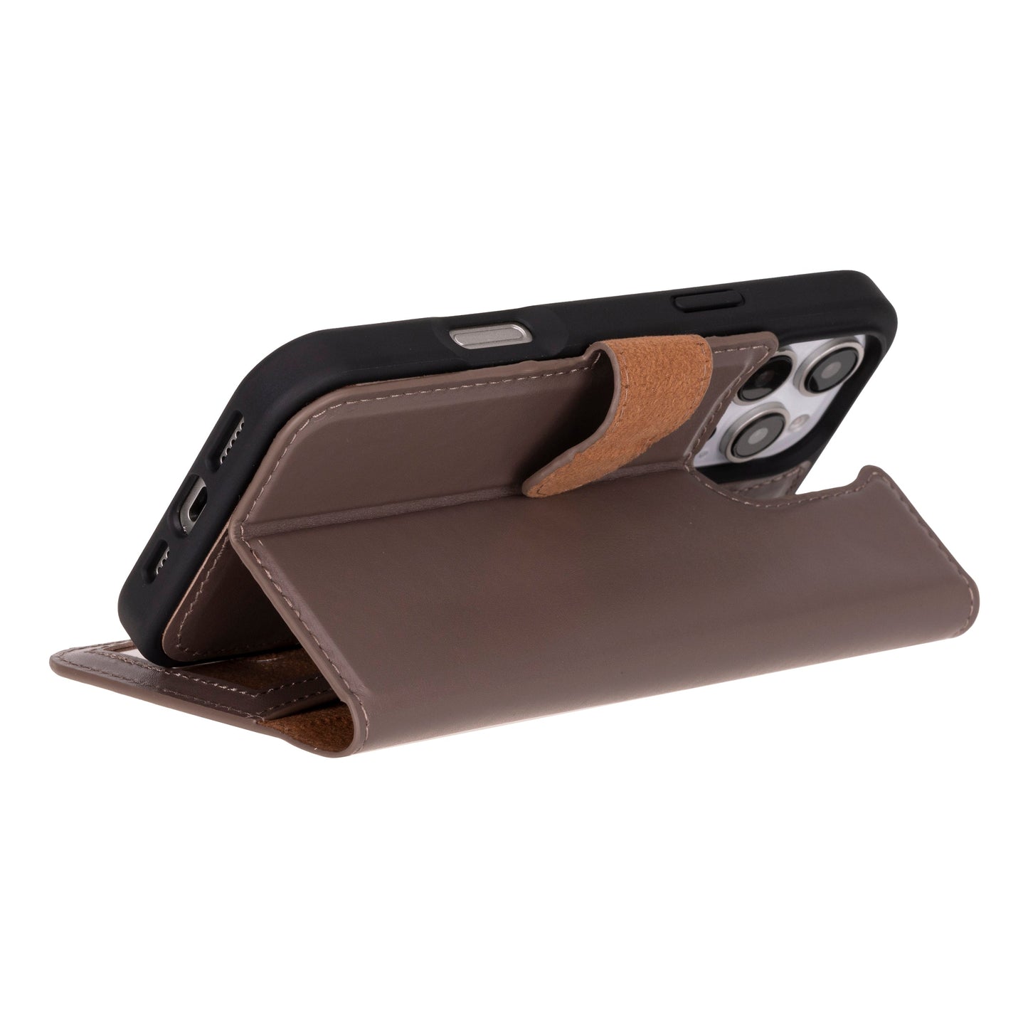 Magic I Phone 16 Pro Detachable Leather Wallet Case