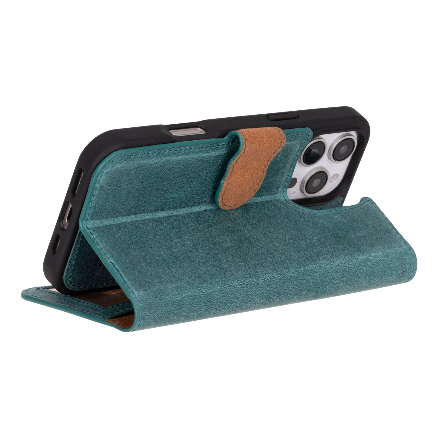 Magic I Phone 16 Pro Max Leather Detachable Wallet Case