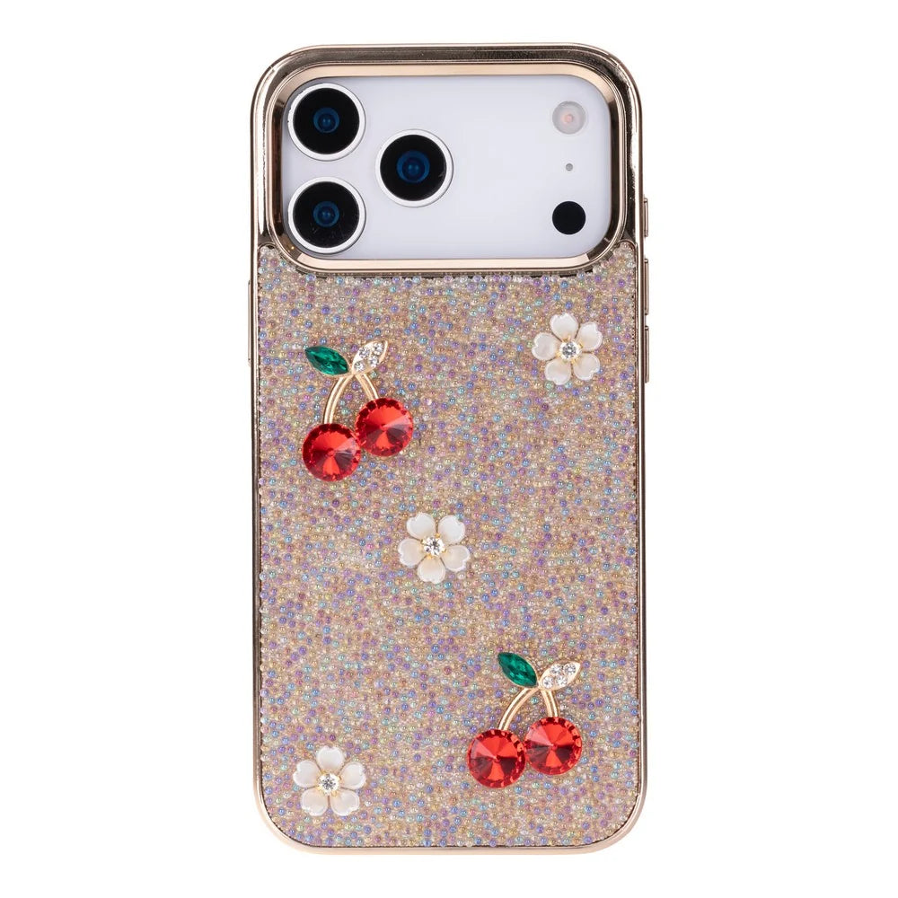 Freya Crystal Cherry Case for iPhone 18 Pro Max / 17 Pro Max