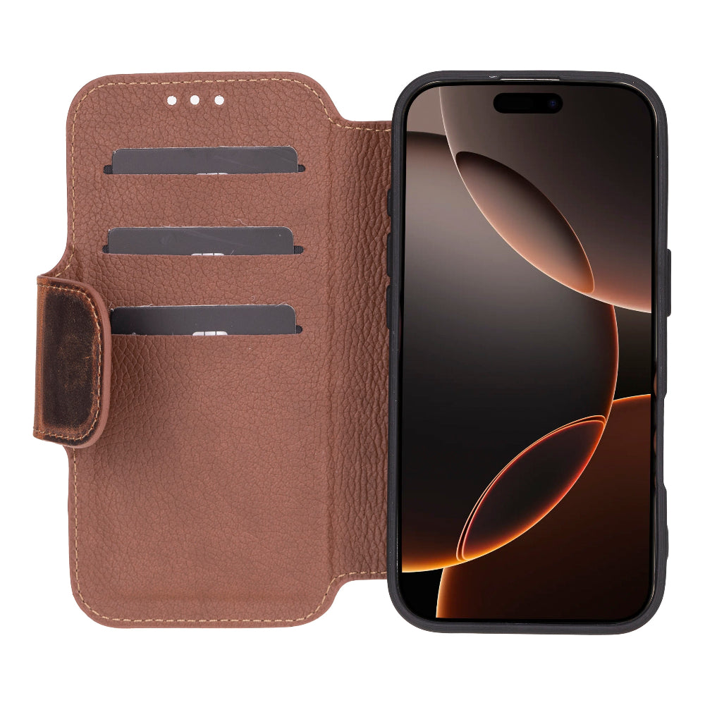 Firenze I Phone 16 Pro Leather Folio Case