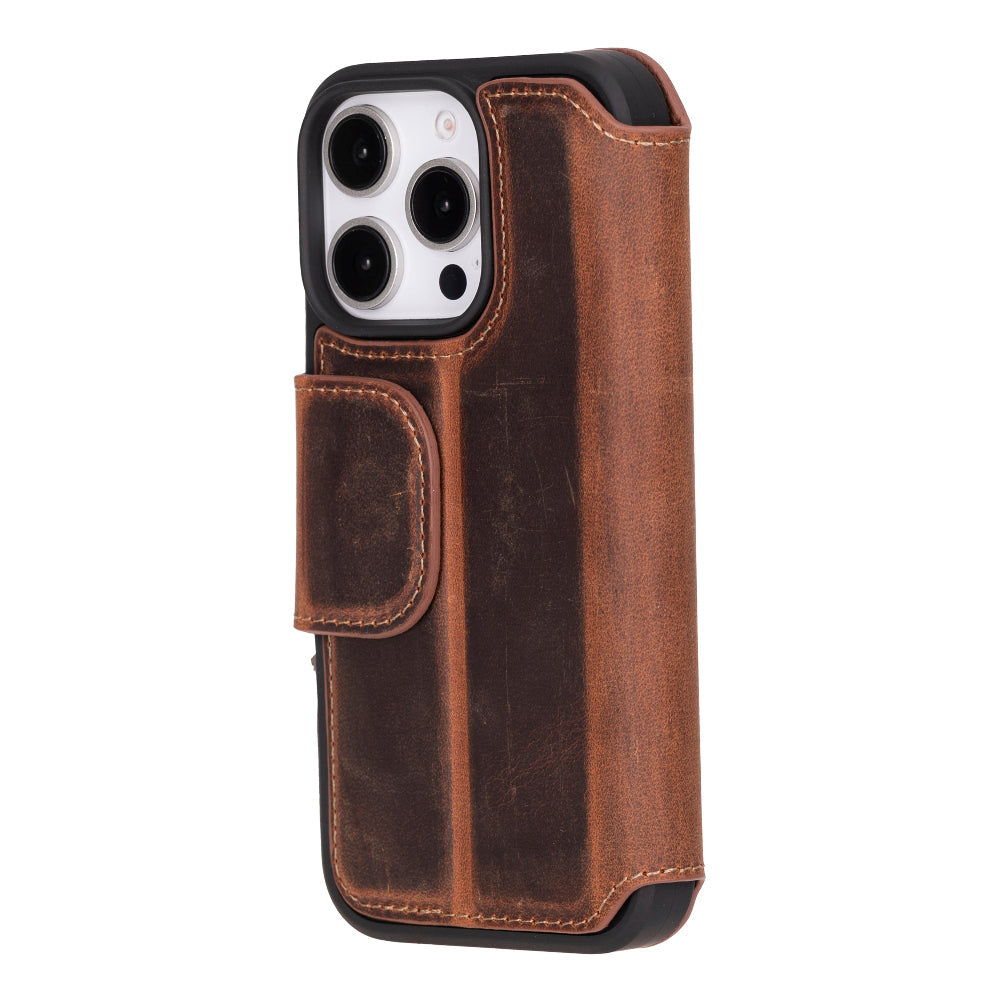 Firenze I Phone 16 Pro Leather Folio Case