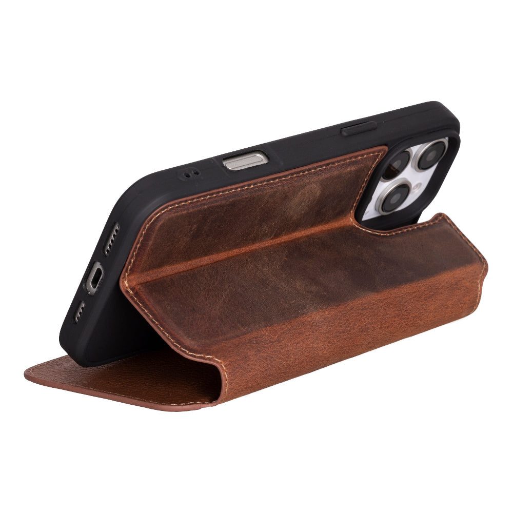 Firenze I Phone 16 Pro Max Leather Folio Case
