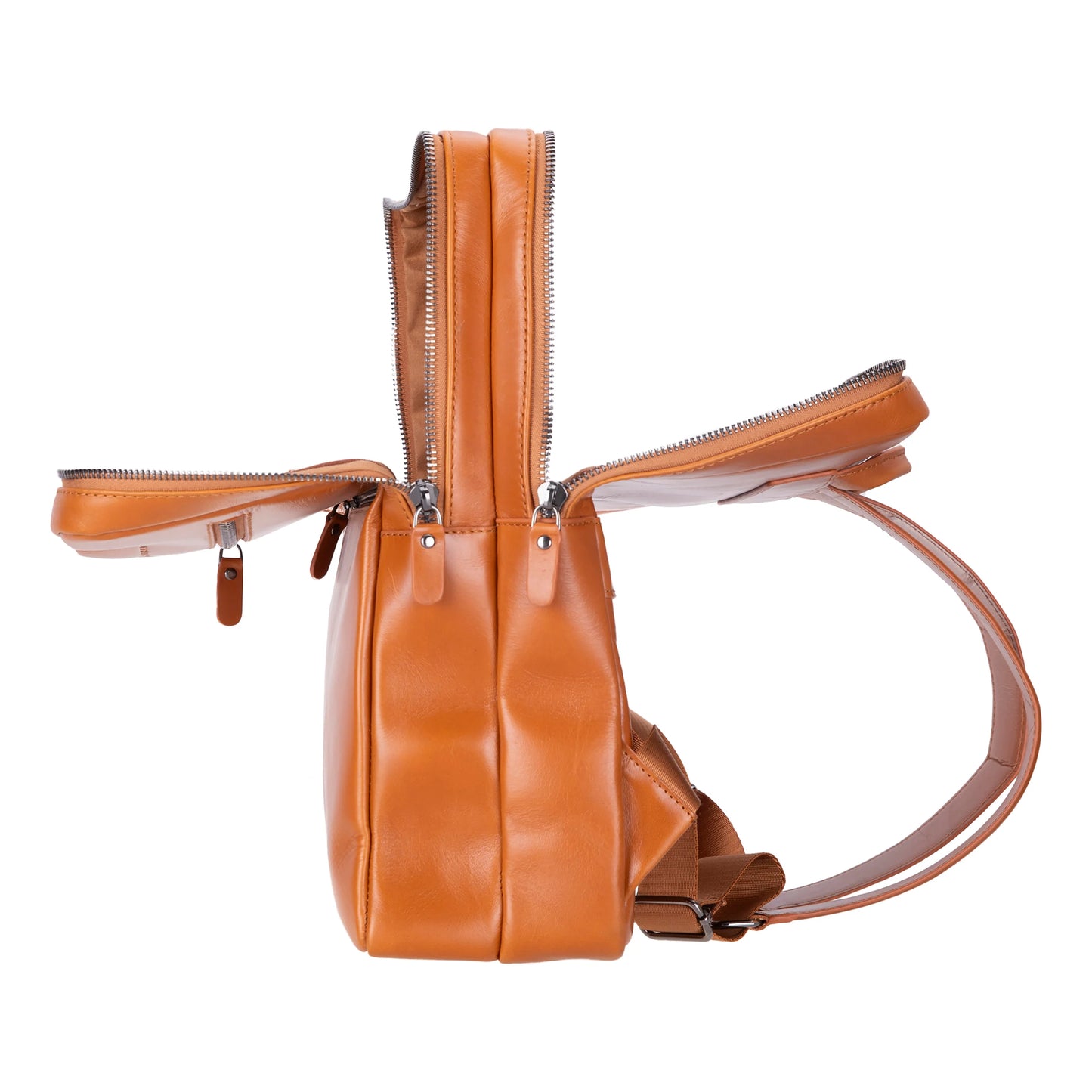 Hidden Castle Leather Backpack