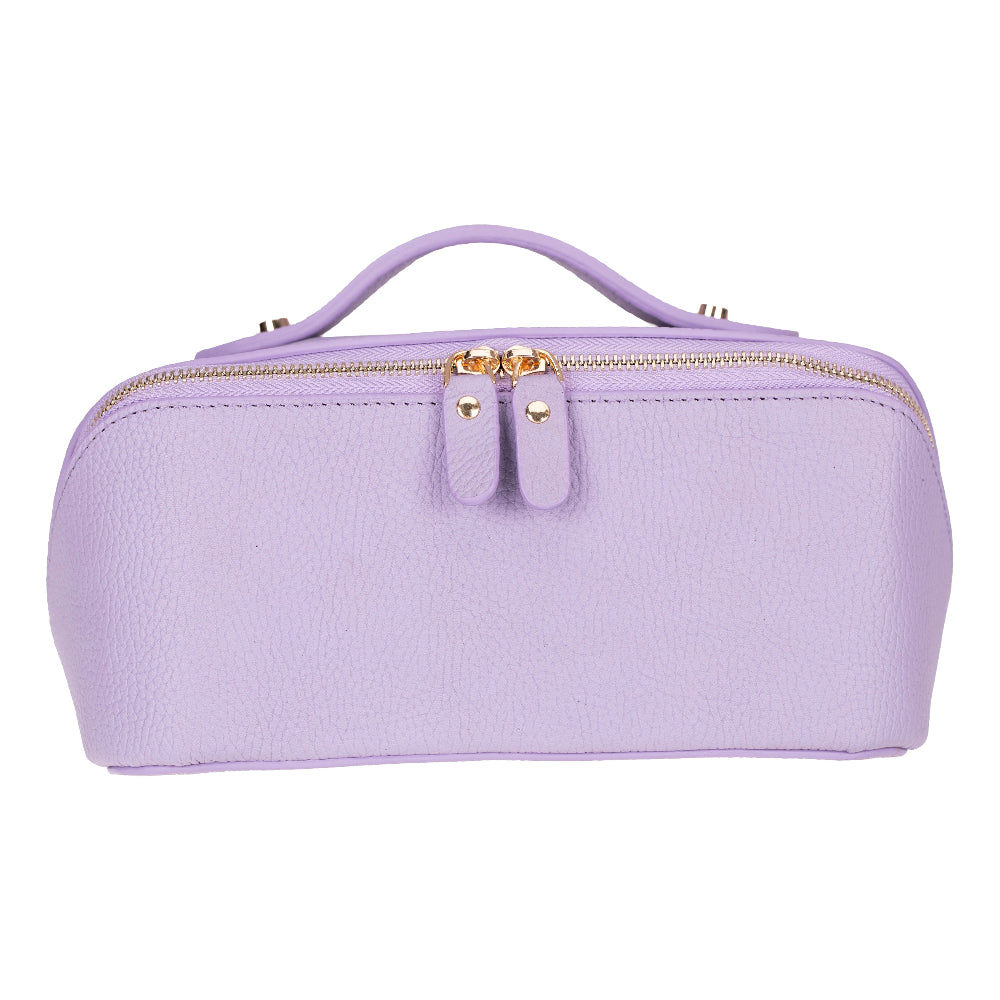 Ella Leather Makeup Bag