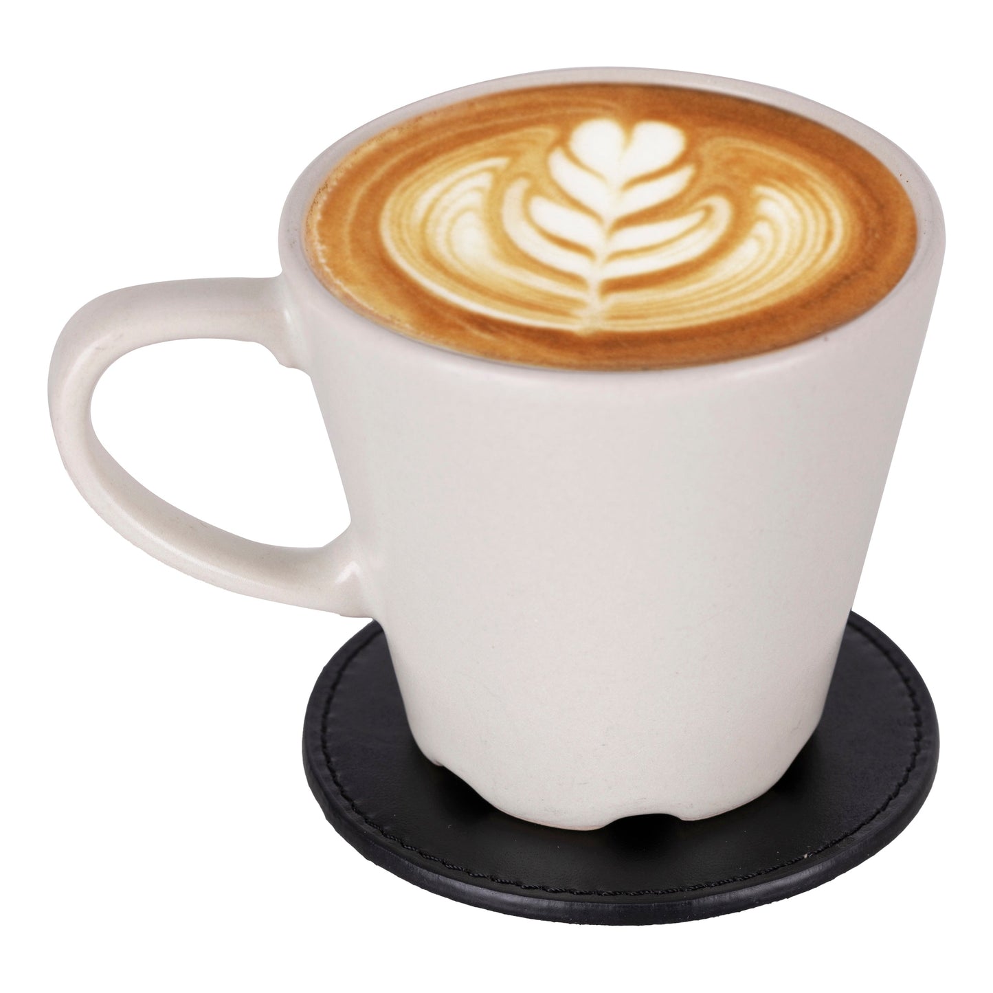 Divine Cup Leather Coaster Set