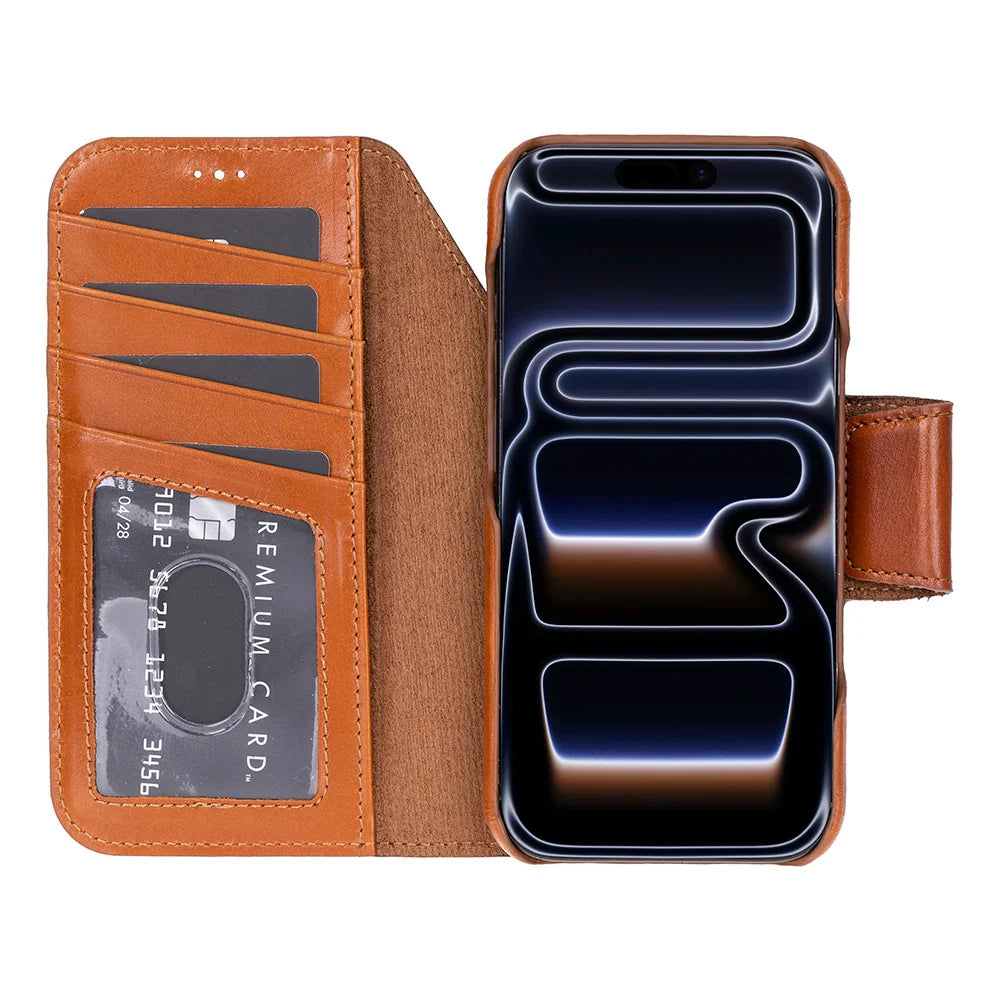Elite Magic iPhone 18 Pro Max / 17 Pro Max Leather Detachable Wallet Case