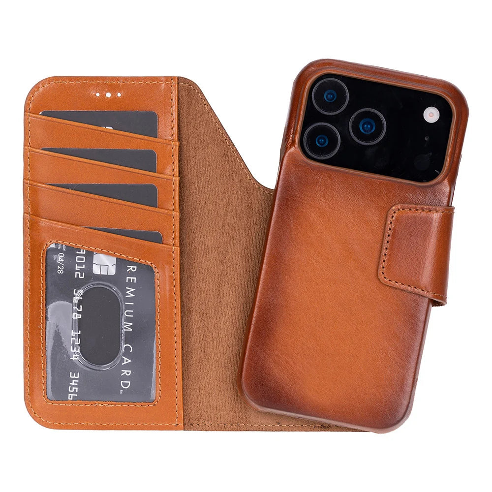Elite Magic iPhone 18 Pro / 17 Pro Leather Detachable Wallet Case