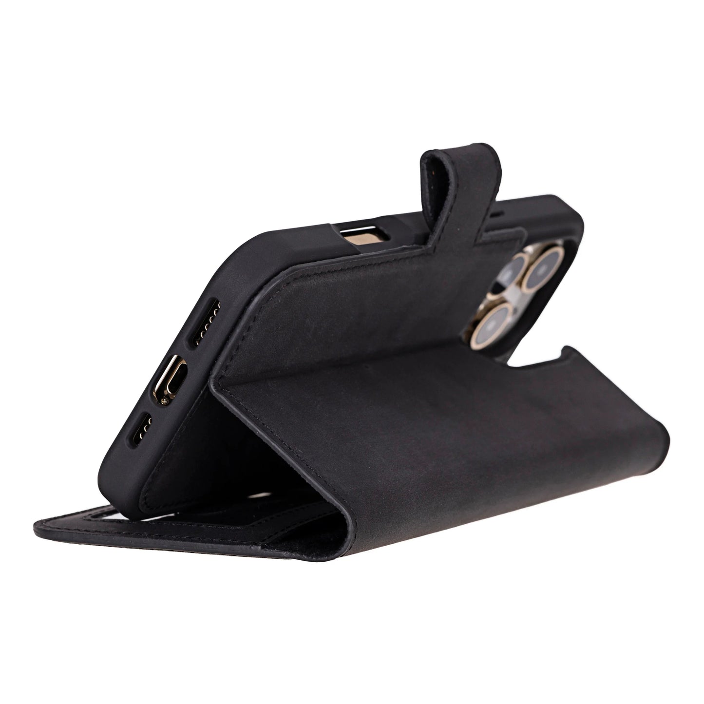 Liluri I Phone 16 Pro Max Detachable Leather Wallet Case