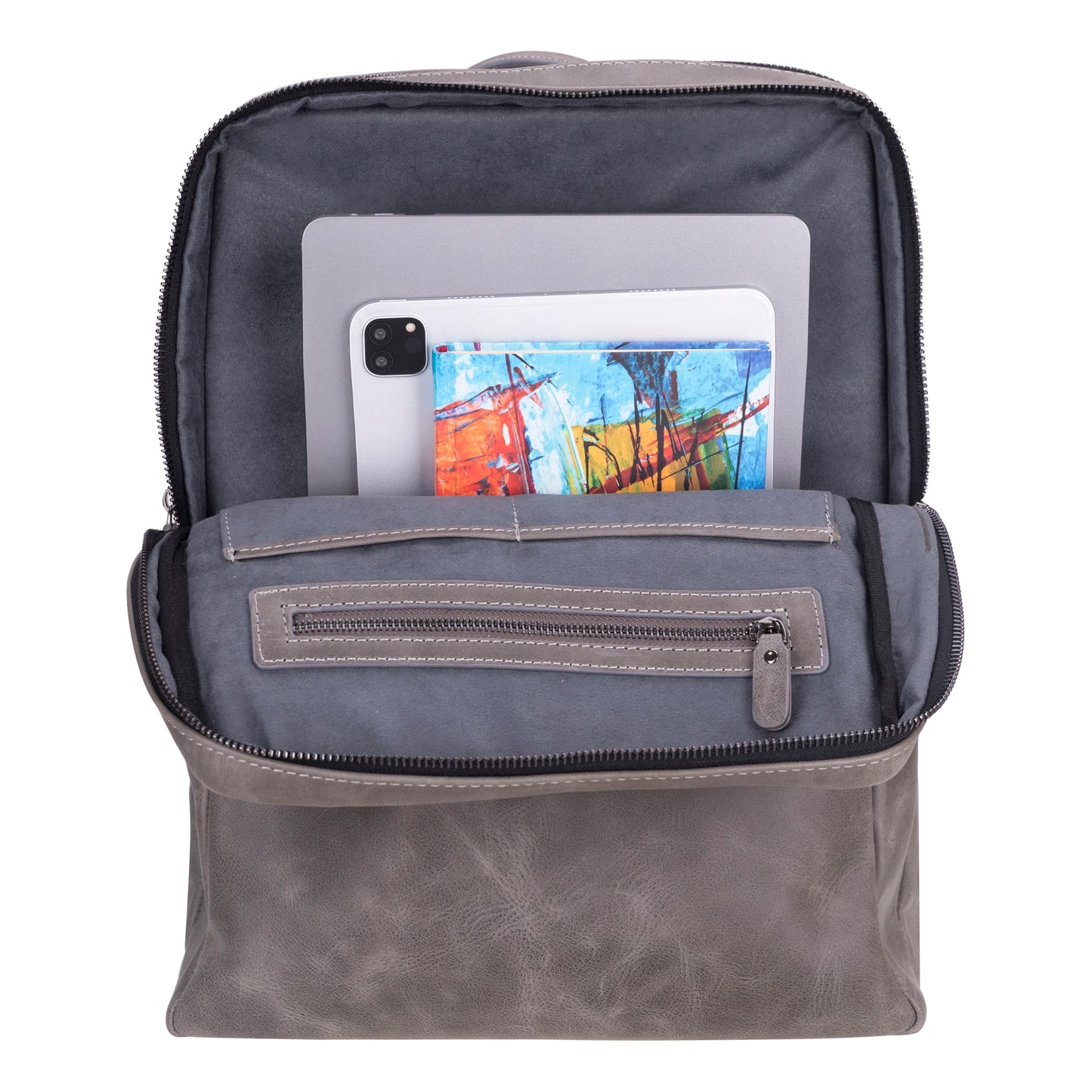 Hidden Castle Leather Backpack