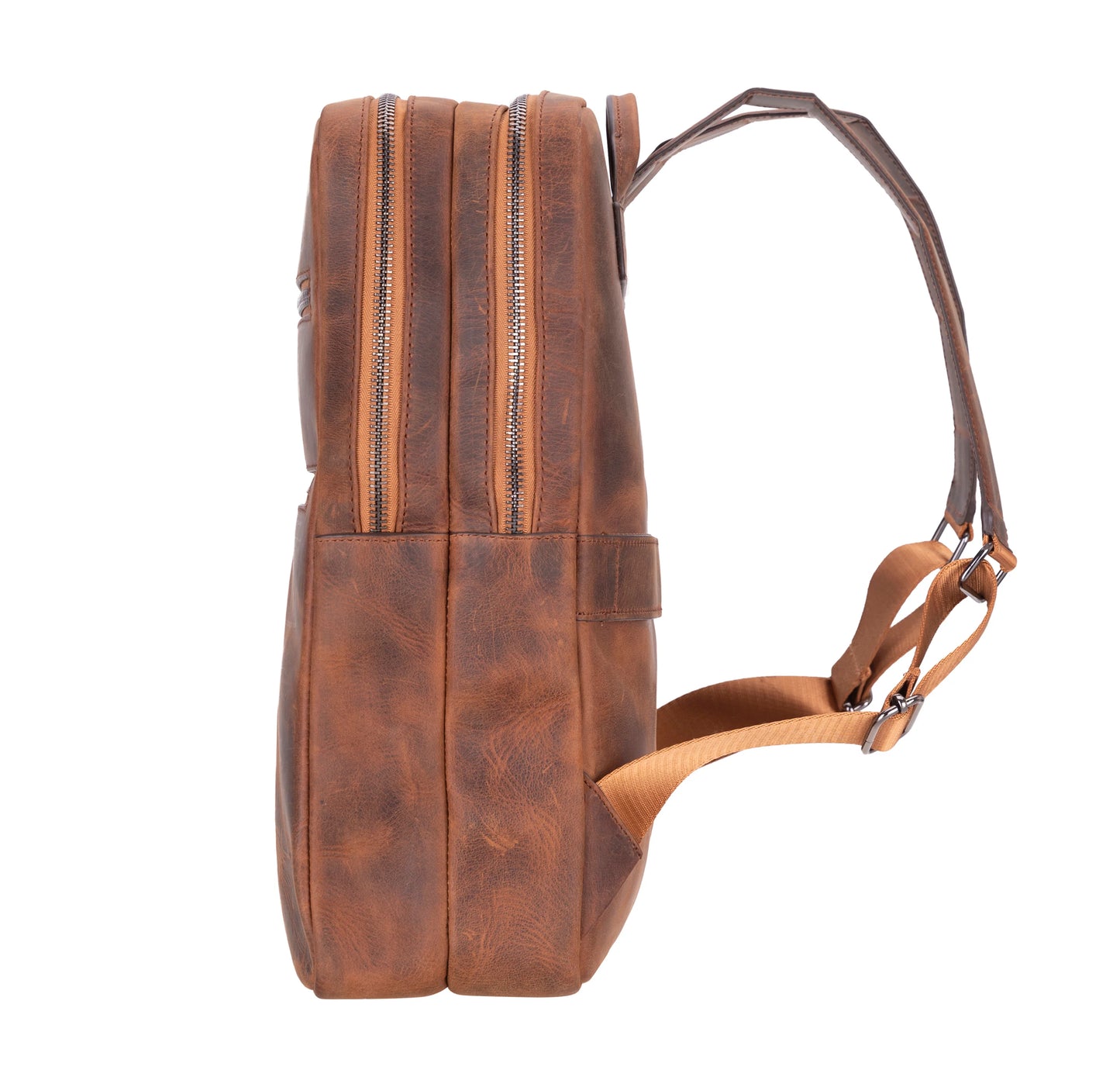 Hidden Castle Leather Backpack