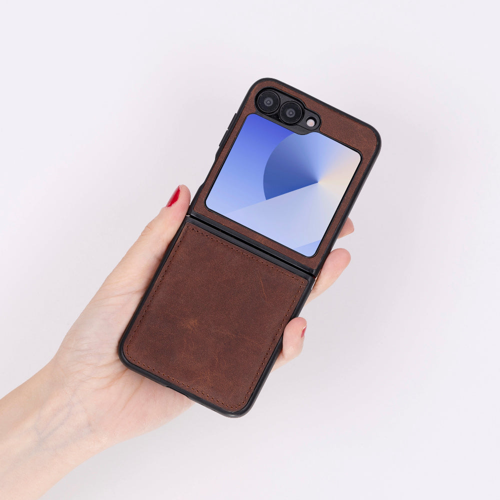 Flex Cover Samsung Z Flip 6 Leather Case