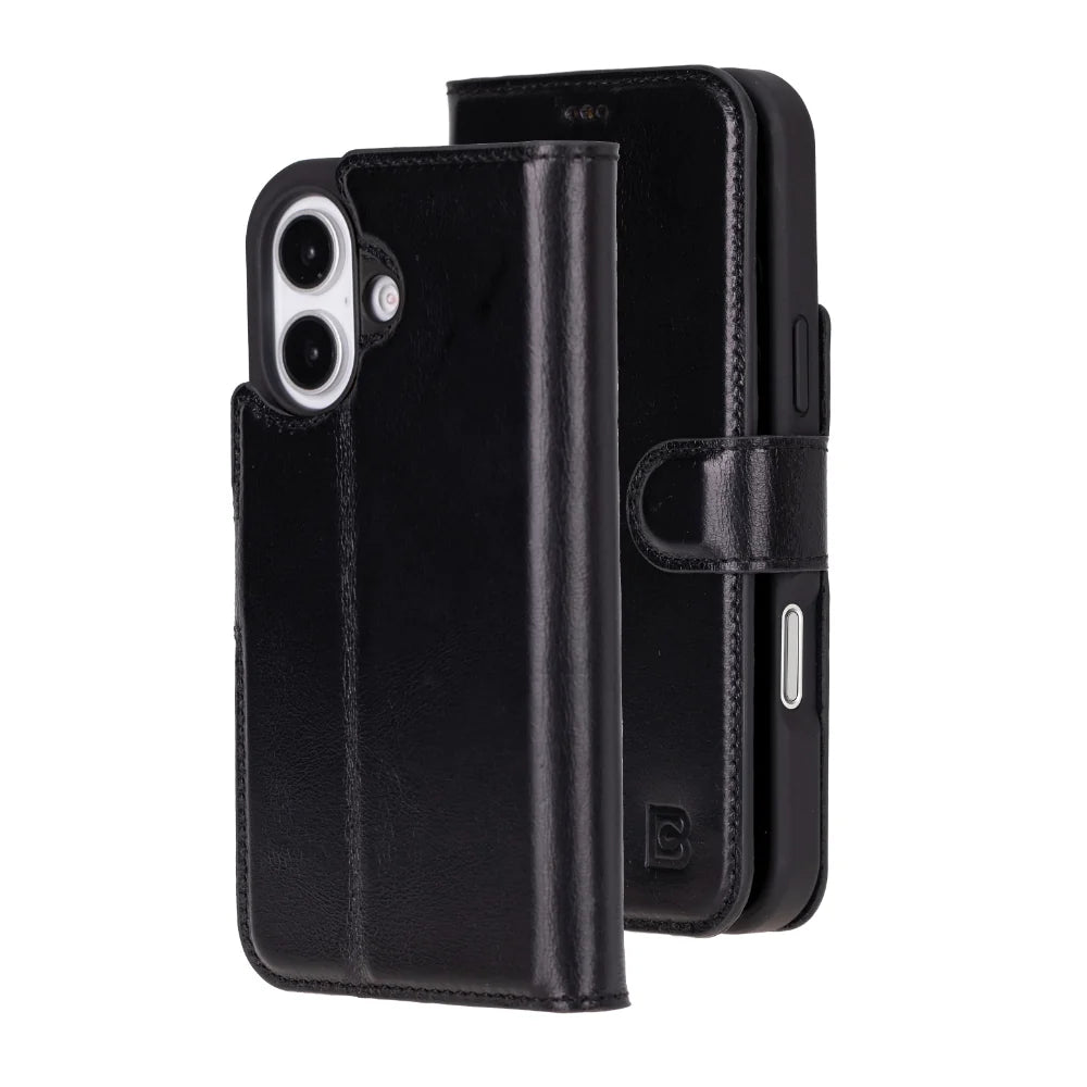 Magic iPhone 16 Plus Leather Detachable Wallet Case