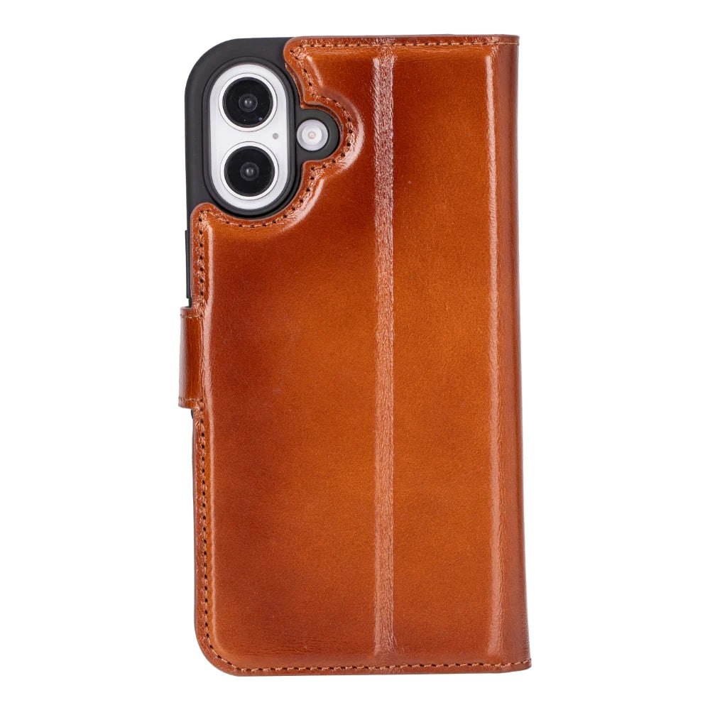 Magic iPhone 16 Leather Detachable Wallet Case