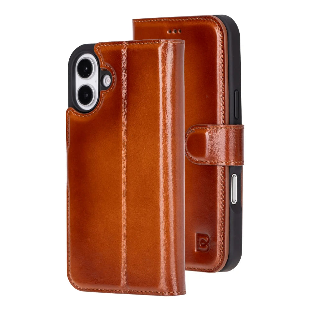 Magic iPhone 16 Plus Leather Detachable Wallet Case