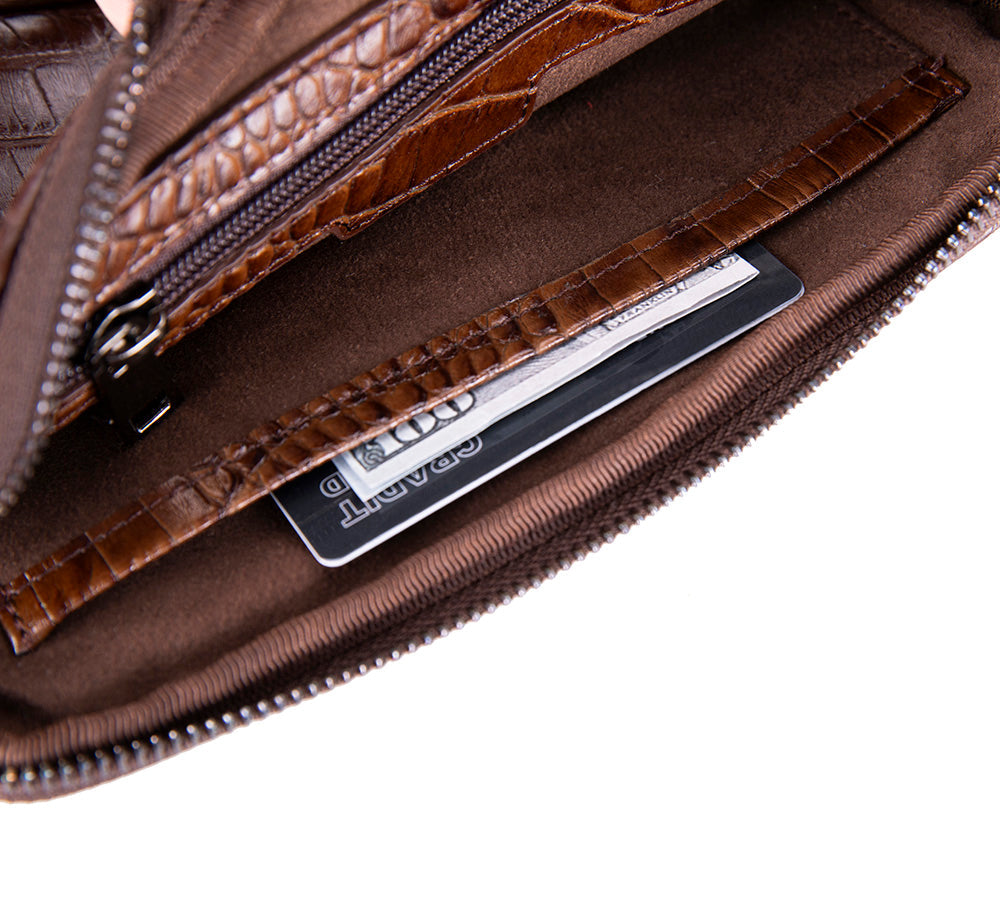 Noma Leather Clutch Bag