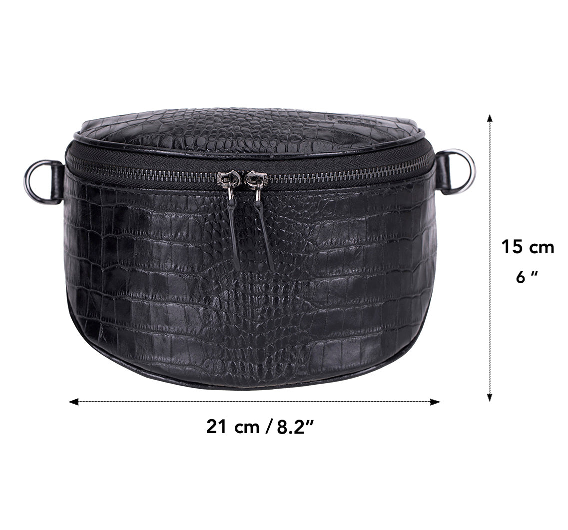 Alora Leather Crossbody Bag