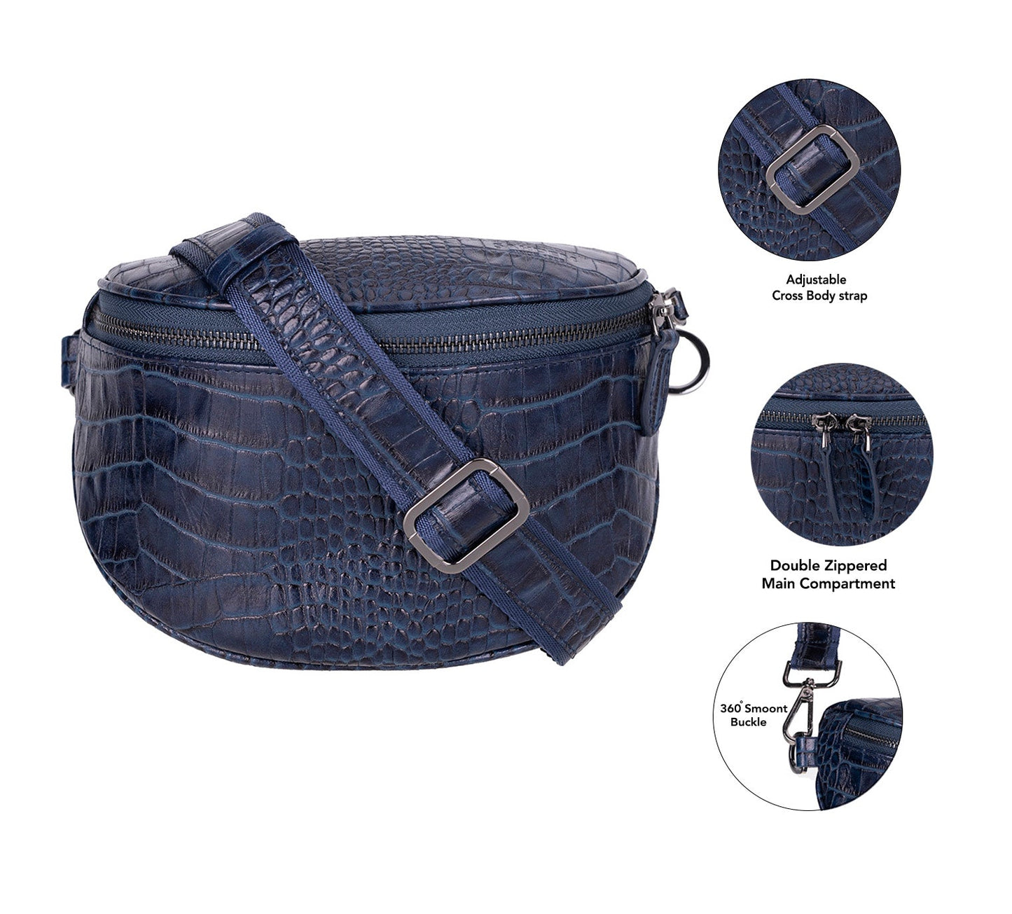 Alora Leather Crossbody Bag
