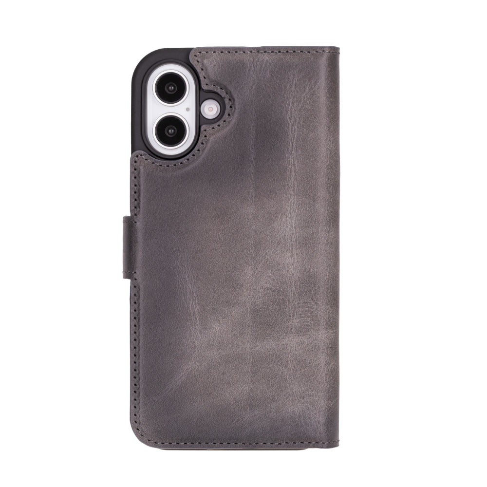 Magic I Phone 16 Detachable Leather Wallet Case