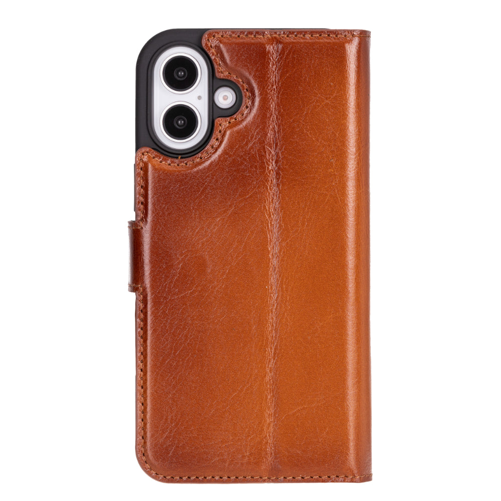 Magic I Phone 16 Plus Detachable Leather Wallet Case