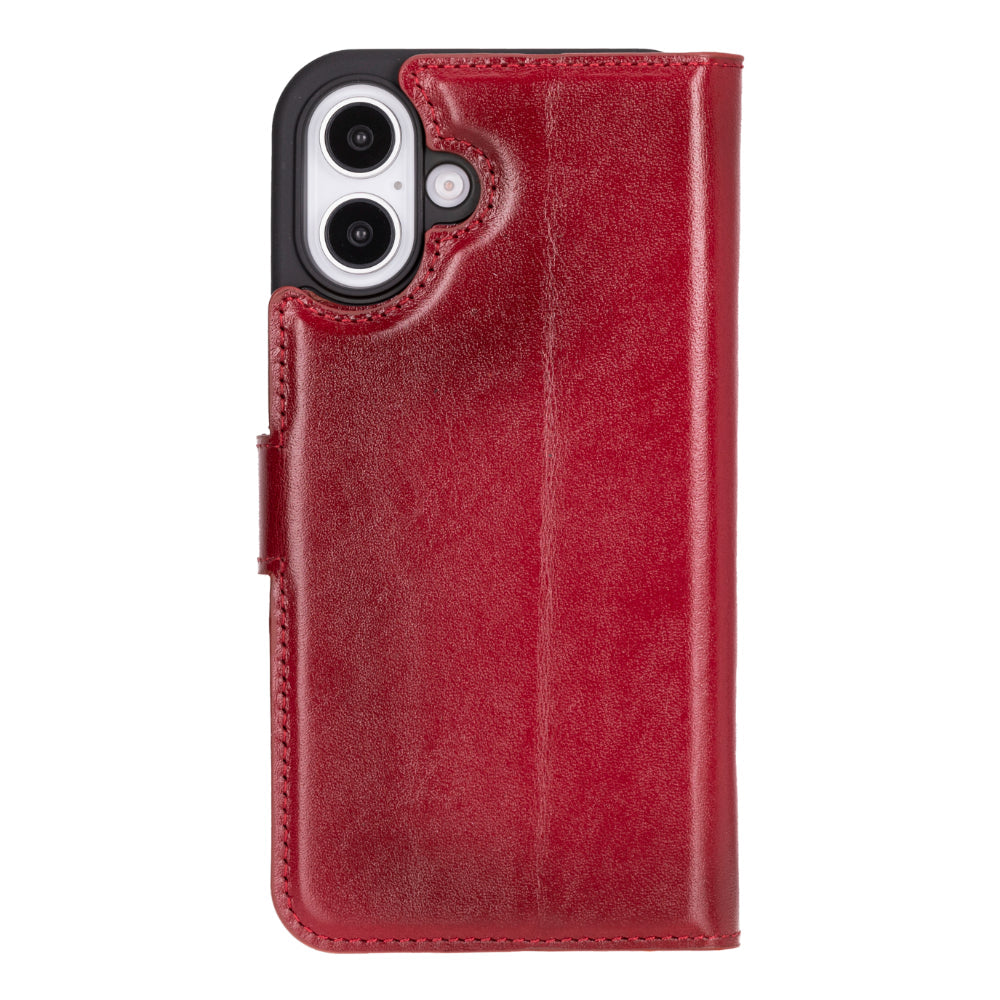 Magic I Phone 16 Plus Detachable Leather Wallet Case