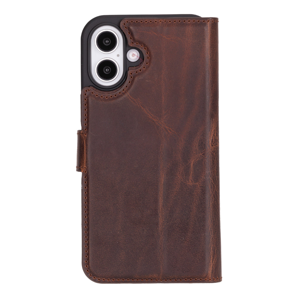 Magic I Phone 16 Plus Detachable Leather Wallet Case