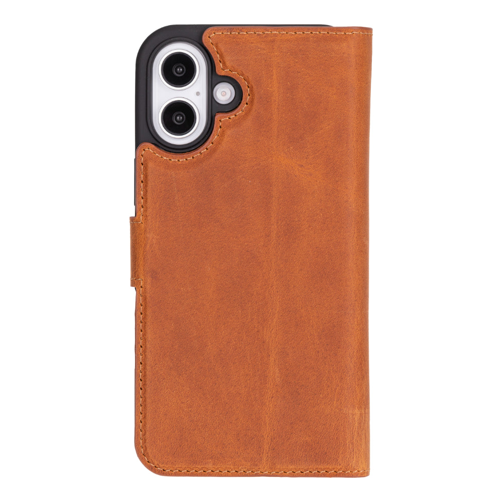 Magic I Phone 16 Plus Detachable Leather Wallet Case