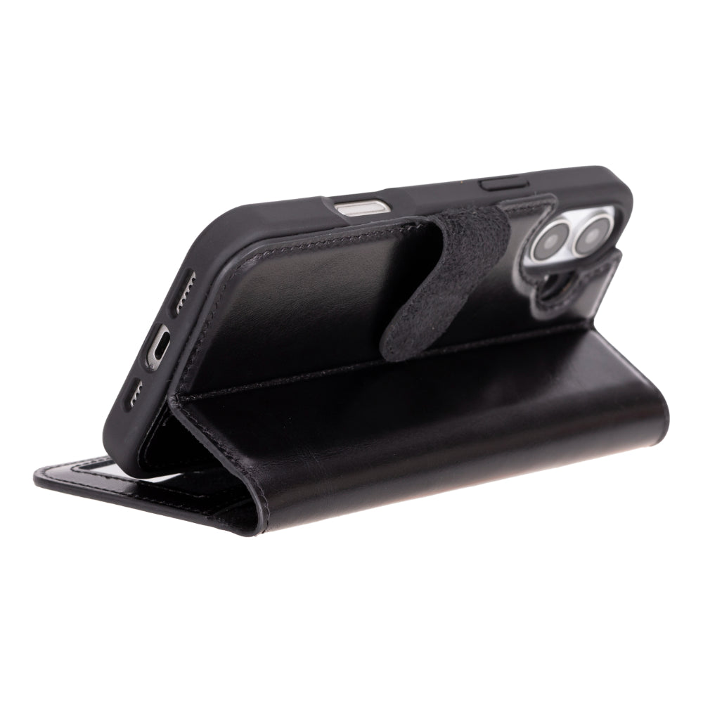 Magic I Phone 16 Detachable Leather Wallet Case