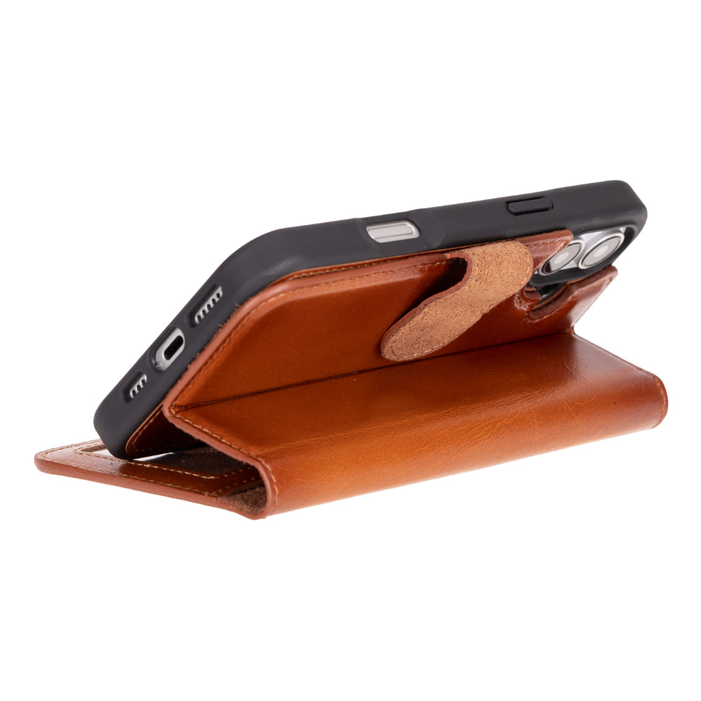 Magic I Phone 16 Plus Detachable Leather Wallet Case