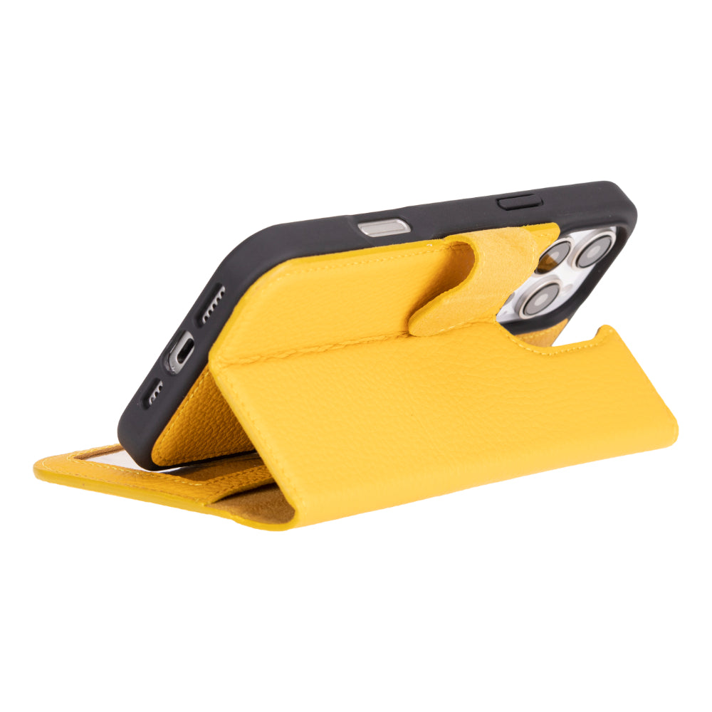 Magic I Phone 16 Pro Max Leather Detachable Wallet Case