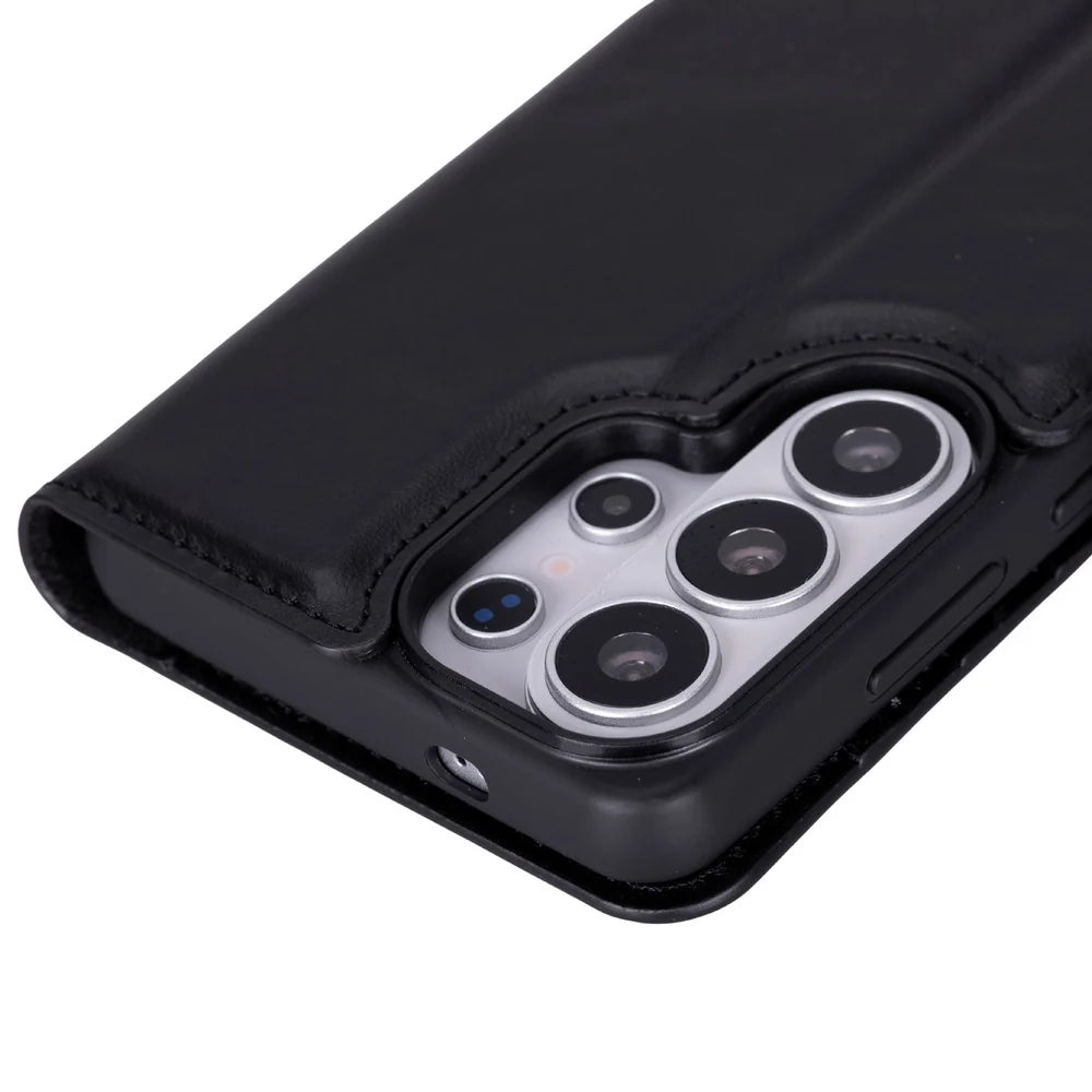 Magic Samsung Galaxy S26 Ultra Leather Detachable Wallet Case