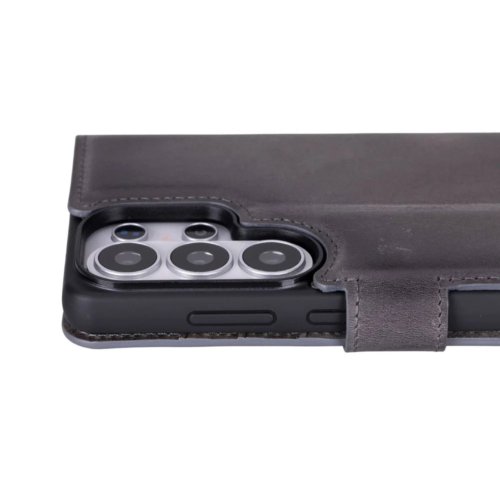Magic Samsung Galaxy S26 Ultra Leather Detachable Wallet Case