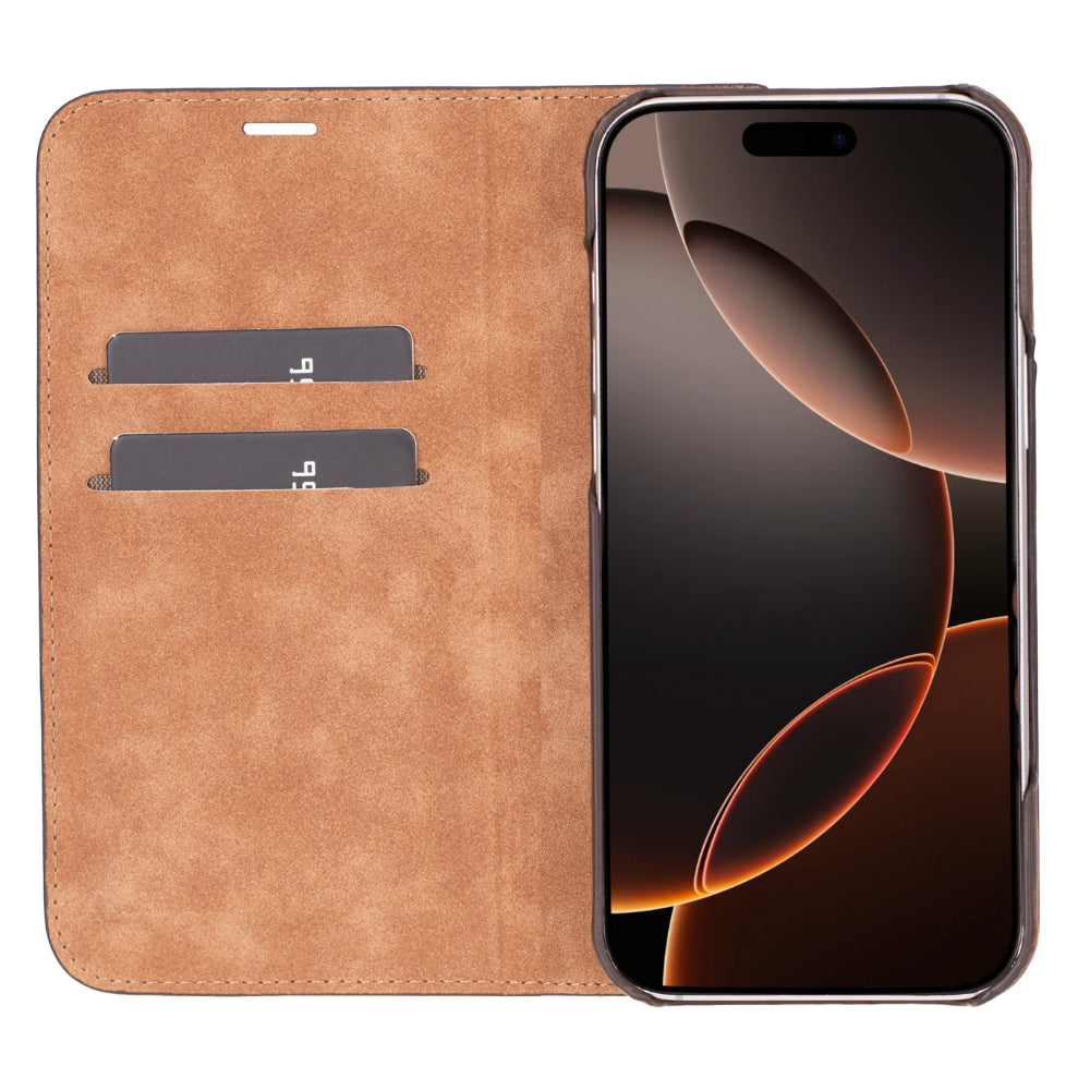 Sonat Leather I Phone 16 Pro Max Folio Case