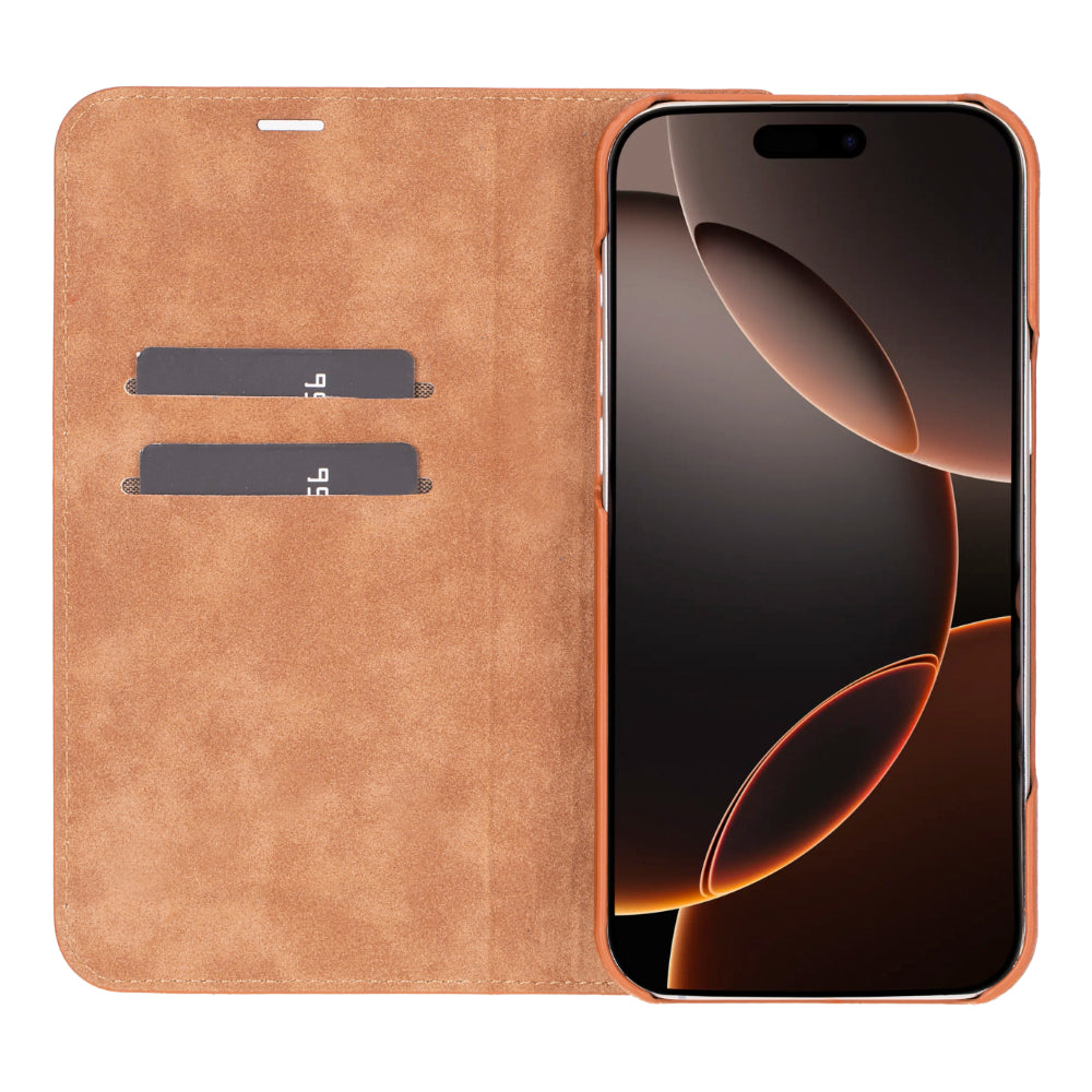 Sonat Leather I Phone 16 Pro Max Folio Case