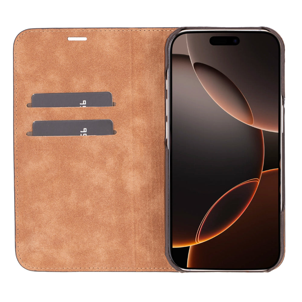Sonat Leather I Phone 16 Pro Folio Case