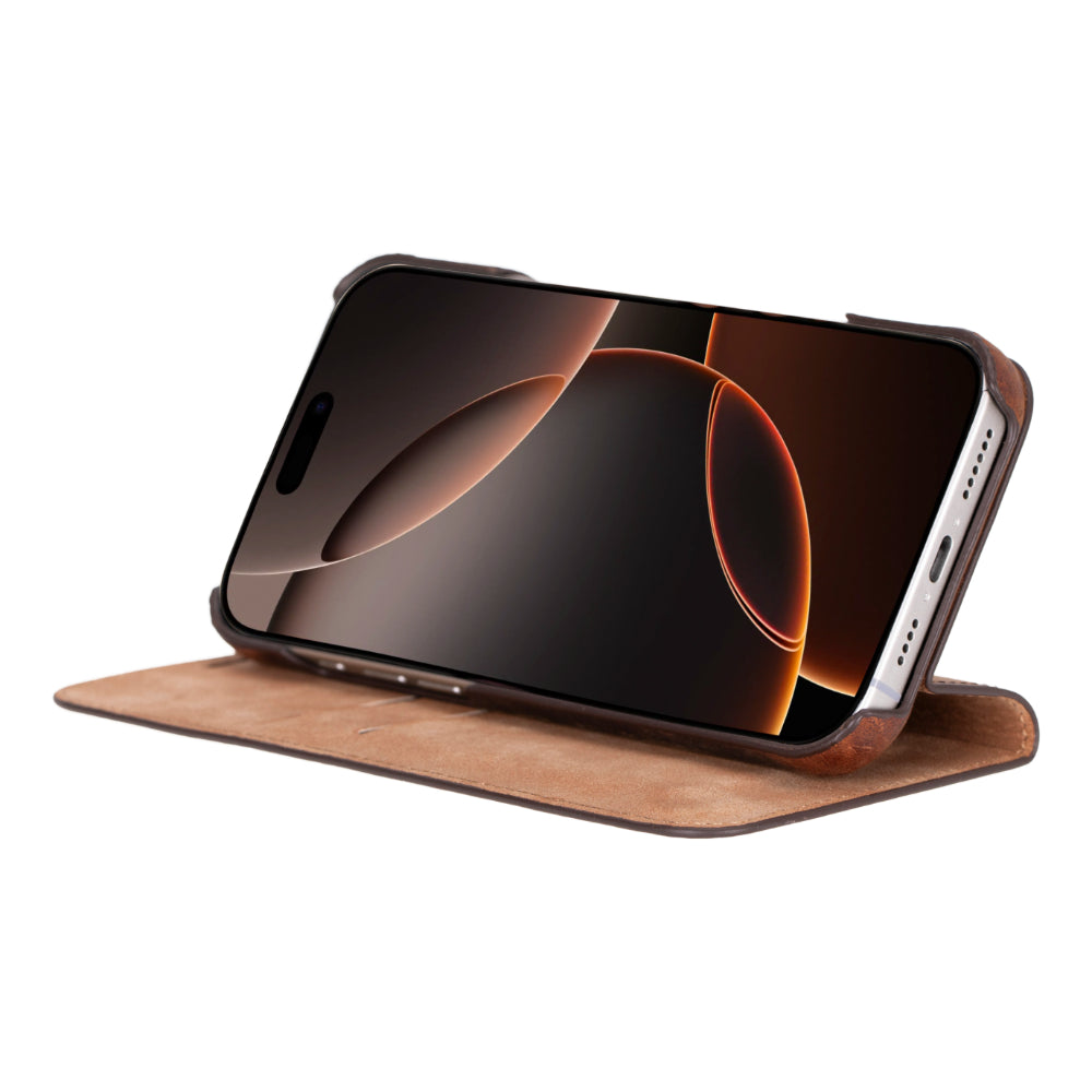 Sonat Leather I Phone 16 Pro Max Folio Case