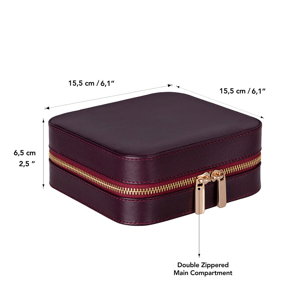 Amanda Leather Jewelry Box, Large