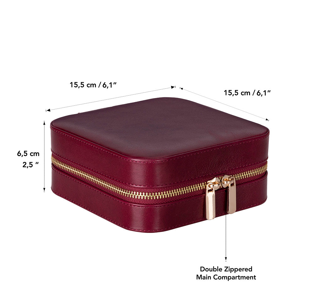 Amanda Leather Jewelry Box, Large
