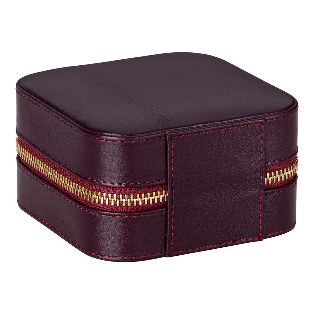 Amanda Leather Jewelry Box, Medium