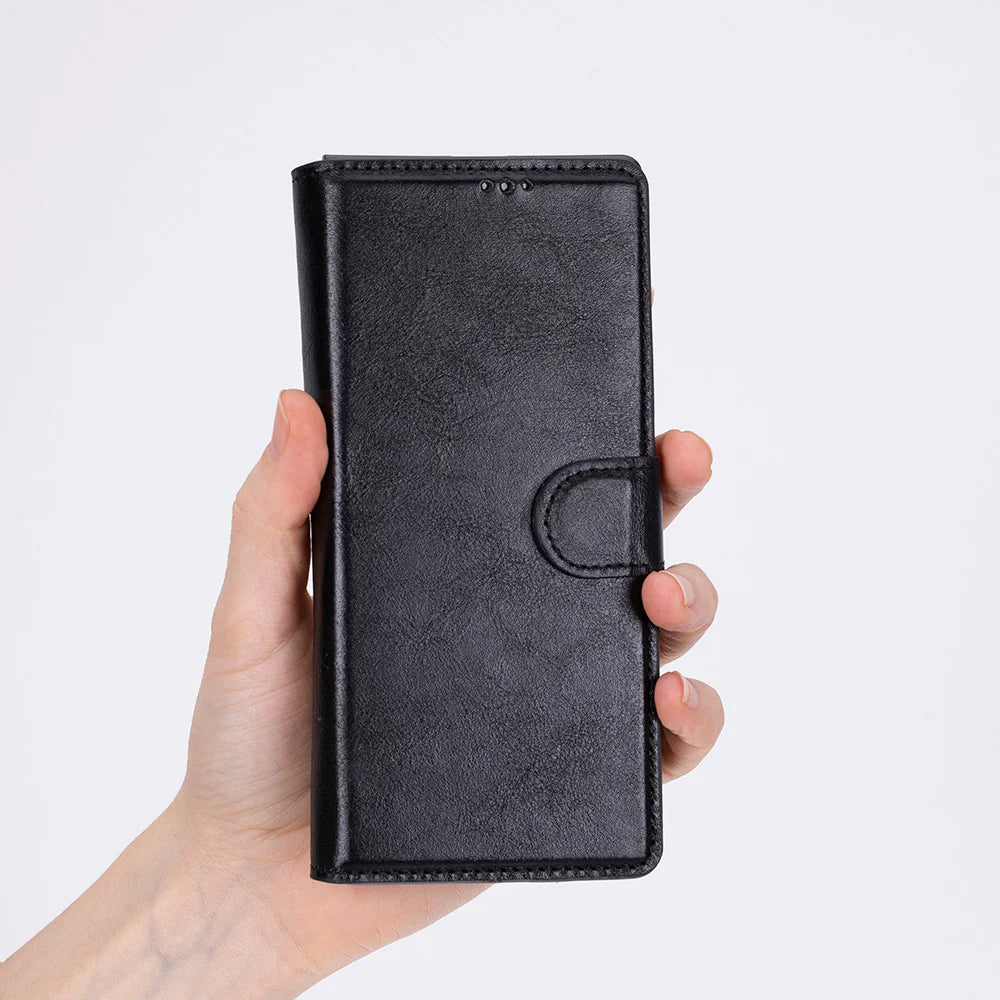 Wallet Id Leather Samsung Galaxy Z Fold7 Folio Case