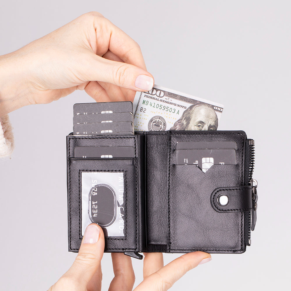 Rodos Pop Up Leather Card Holder