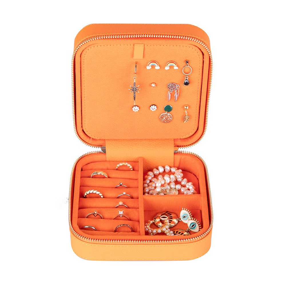 Amanda Leather Jewelry Box, Large