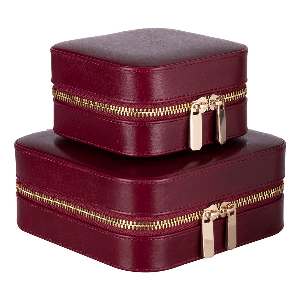 Amanda Leather Jewelry Box, Medium