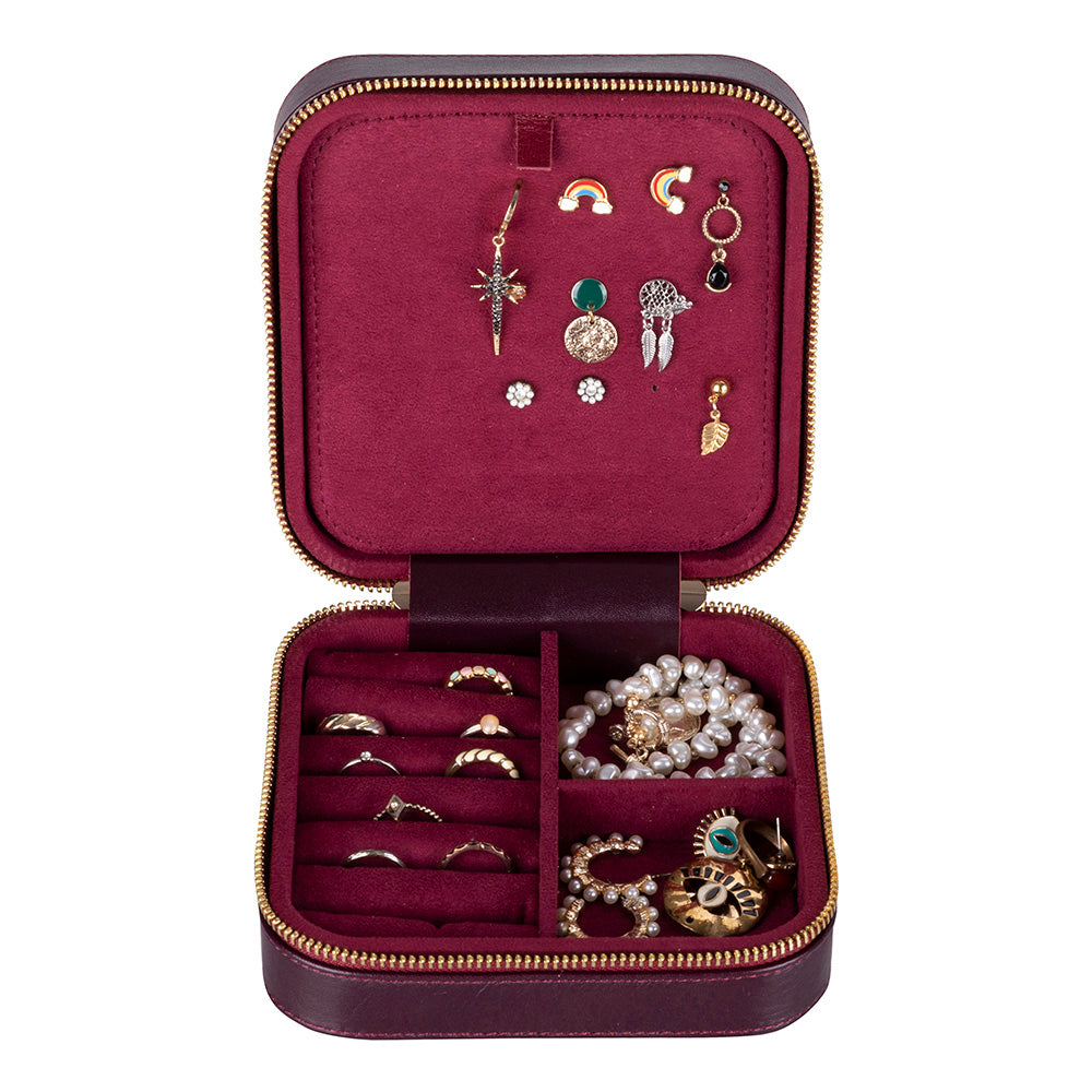 Amanda Leather Jewelry Box, Large