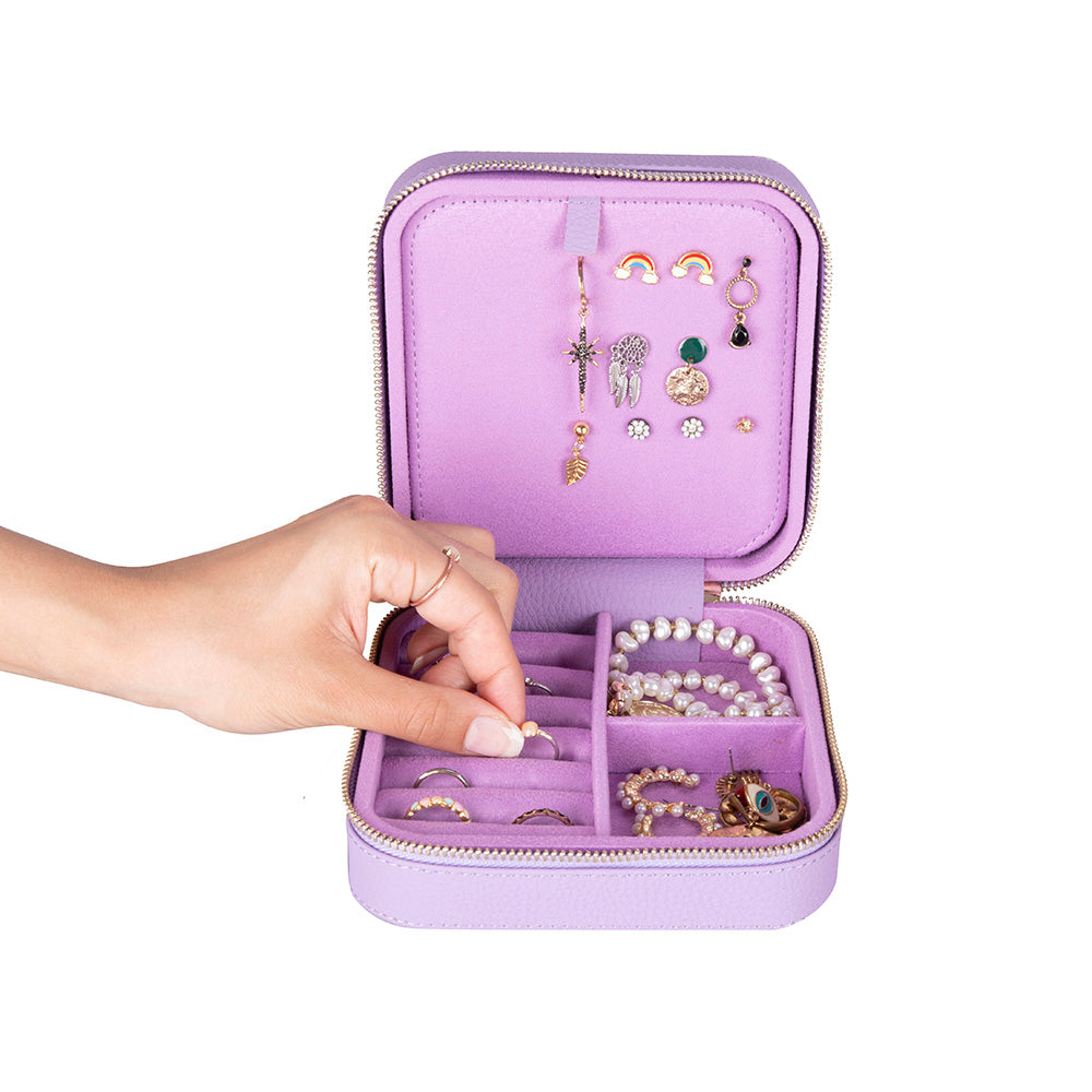 Amanda Leather Jewelry Box, Large