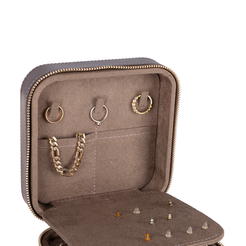 Amanda Leather Jewelry Box, Large